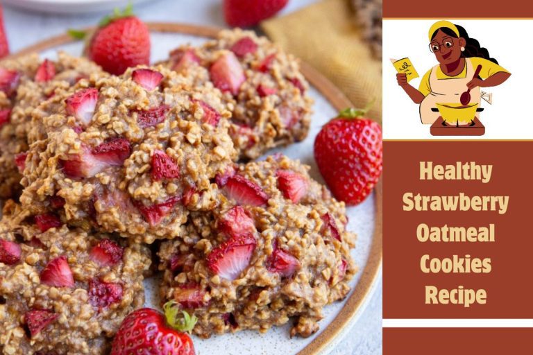 Healthy Strawberry Oatmeal Cookies Recipe - Birthday Stock