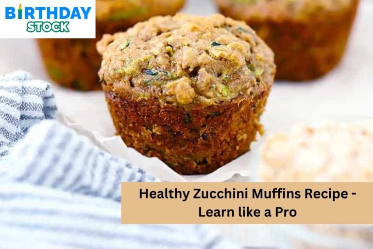 Healthy Zucchini Muffins Recipe - Learn like a Pro