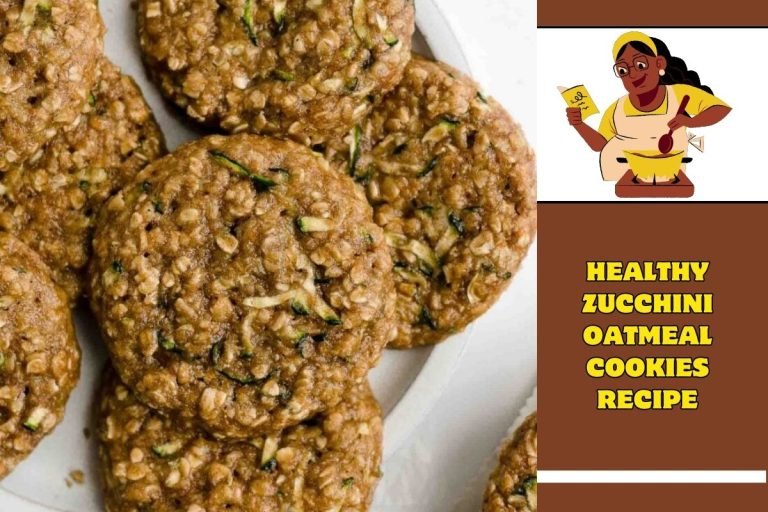 Healthy Zucchini Oatmeal Cookies Recipe