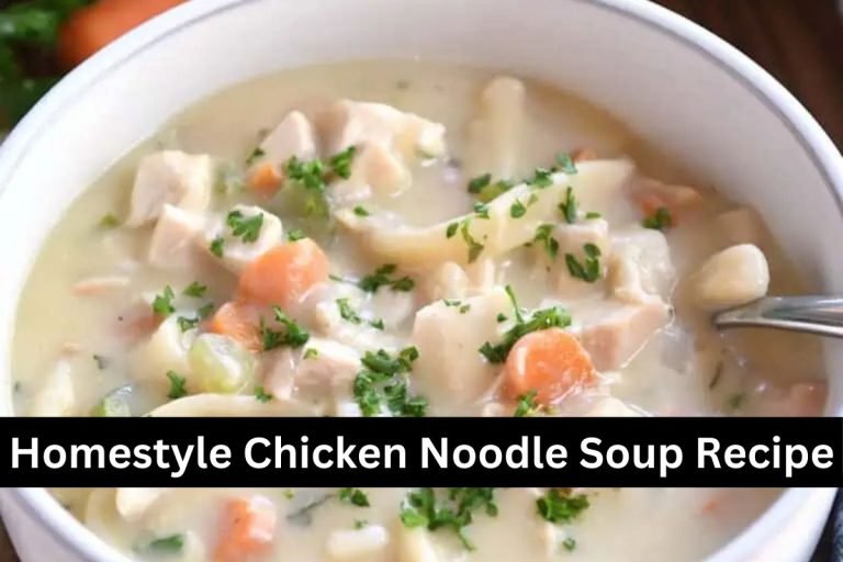 Homestyle Chicken Noodle Soup Recipe