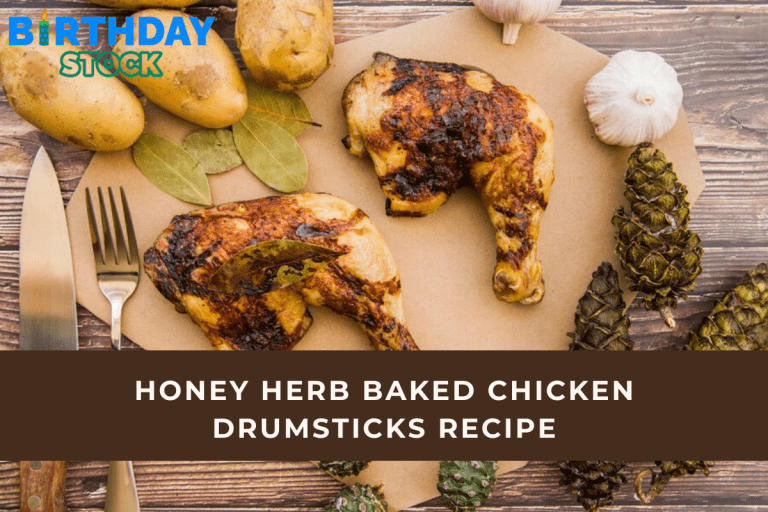Honey Herb Baked Chicken Drumsticks Recipe