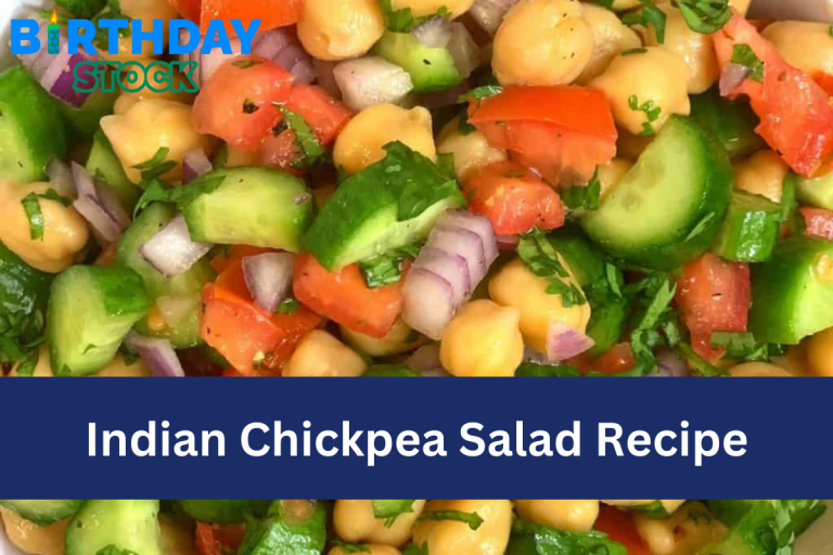 Indian Chickpea Salad Recipe