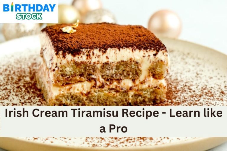 Irish Cream Tiramisu Recipe - Learn like a Pro