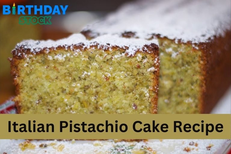 Italian Pistachio Cake Recipe