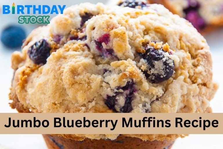 Jumbo Blueberry Muffins Recipe