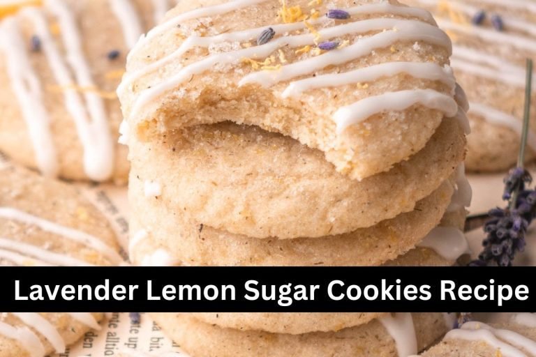 Lavender Lemon Sugar Cookies Recipe