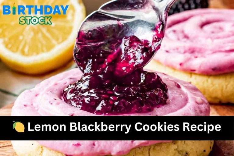 Lemon Blackberry Cookies Recipe