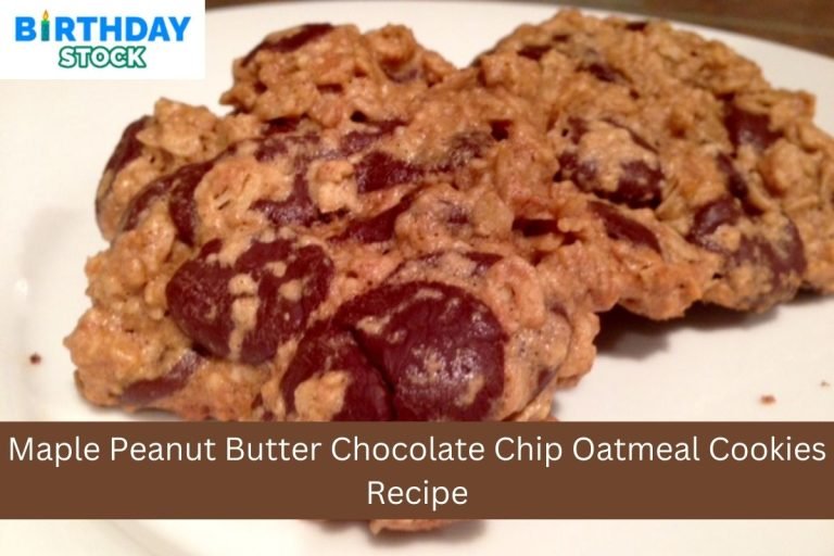 Maple Peanut Butter Chocolate Chip Oatmeal Cookies Recipe