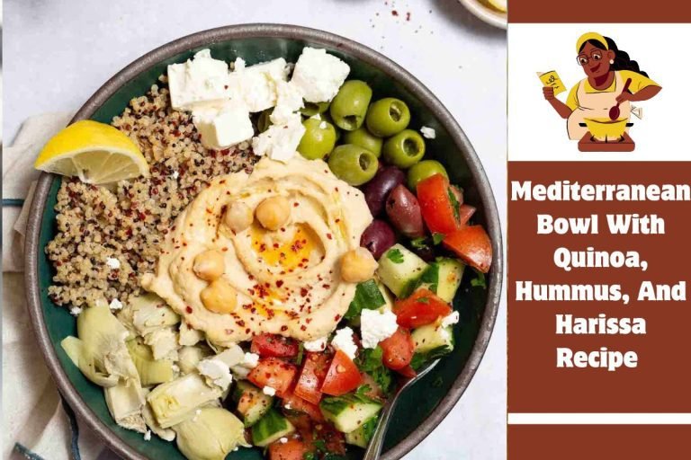 Mediterranean Bowl With Quinoa, Hummus, And Harissa Recipe
