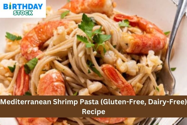 Mediterranean Shrimp Pasta (Gluten-Free, Dairy-Free) Recipe