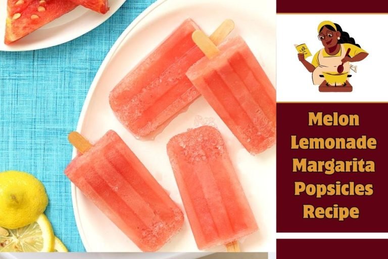 Melon Lemonade Margarita Popsicles Recipe