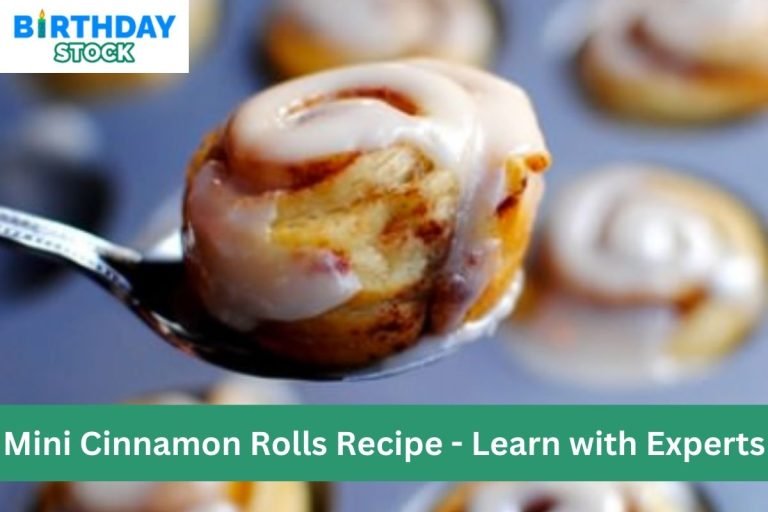 Mini Cinnamon Rolls Recipe - Learn with Experts