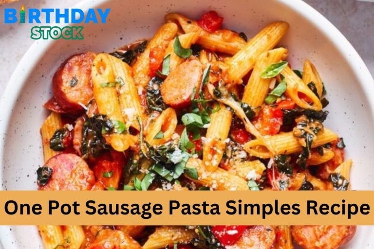 One Pot Sausage Pasta Simples Recipe