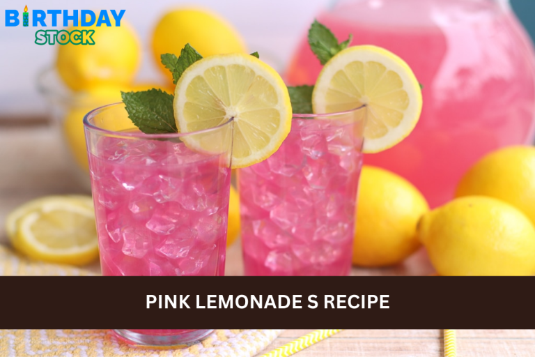 PINK LEMONADE S RECIPE