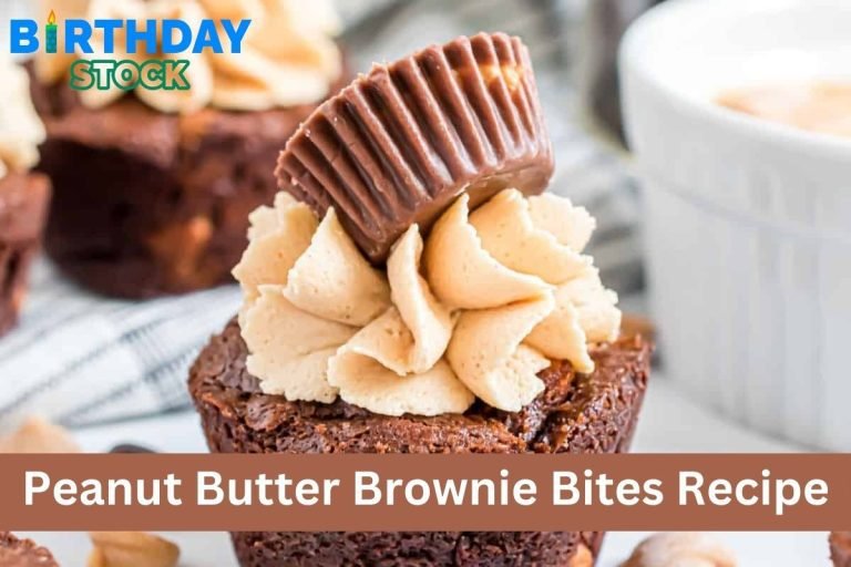 Peanut Butter Brownie Bites Recipe