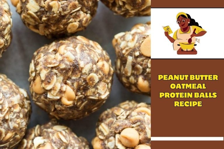 Peanut Butter Oatmeal Protein Balls Recipe