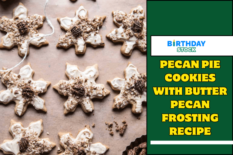 Pecan Pie Cookies with Butter Pecan Frosting Recipe