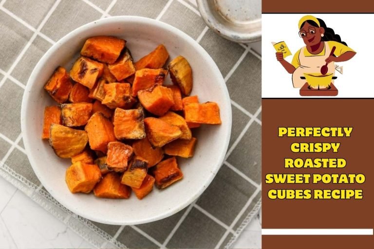 Perfectly Crispy Roasted Sweet Potato Cubes Recipe