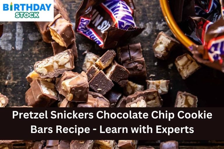 Pretzel Snickers Chocolate Chip Cookie Bars Recipe - Learn with Experts