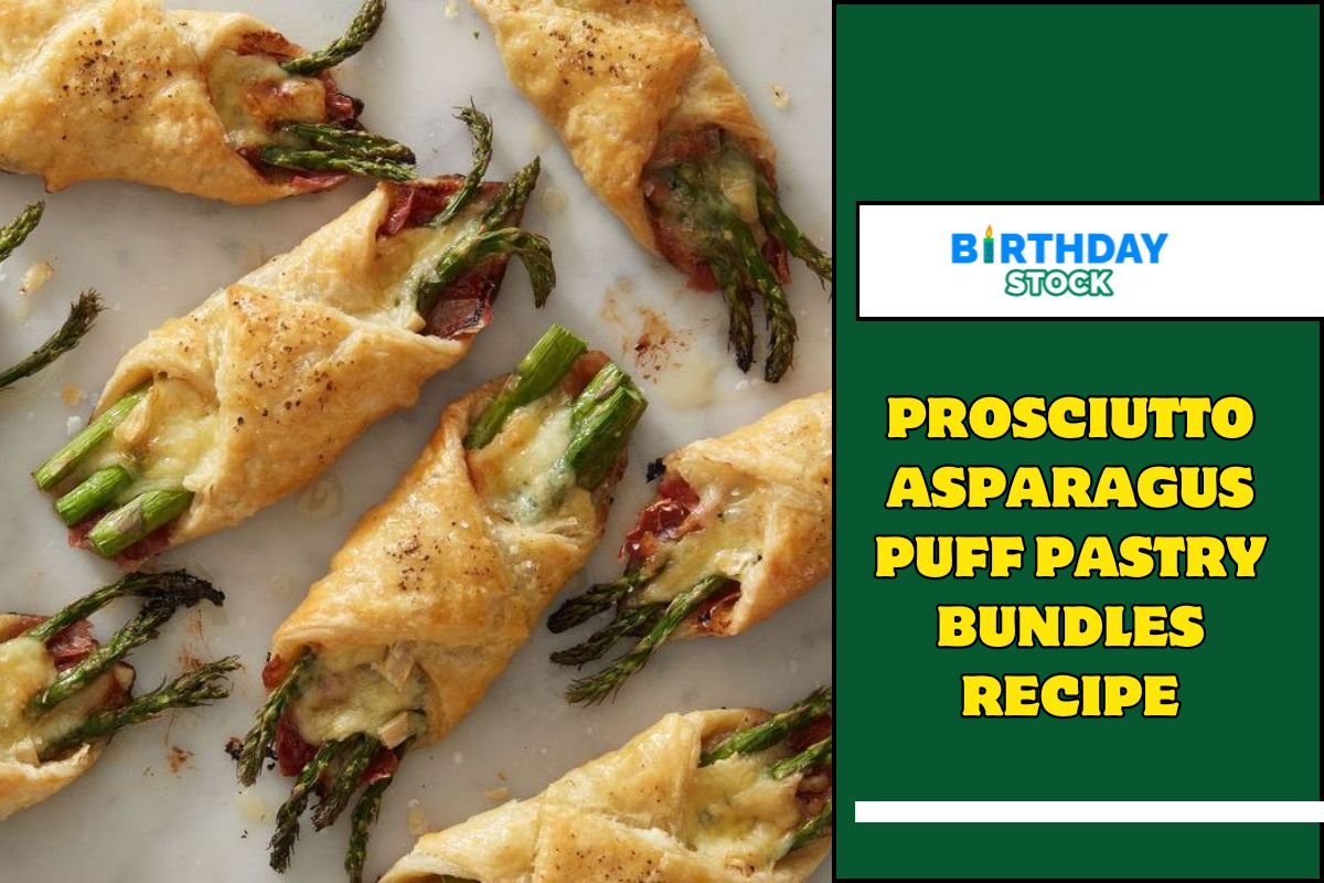 Prosciutto Asparagus Puff Pastry Bundles Recipe