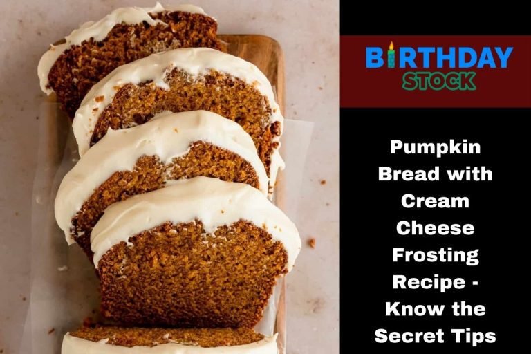 Pumpkin Bread with Cream Cheese Frosting Recipe - Know the Secret Tips