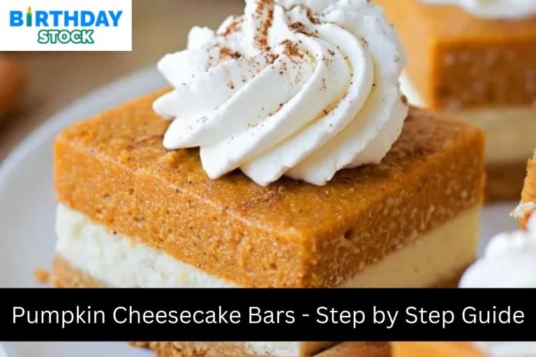 Pumpkin Cheesecake Bars - Step by Step Guide