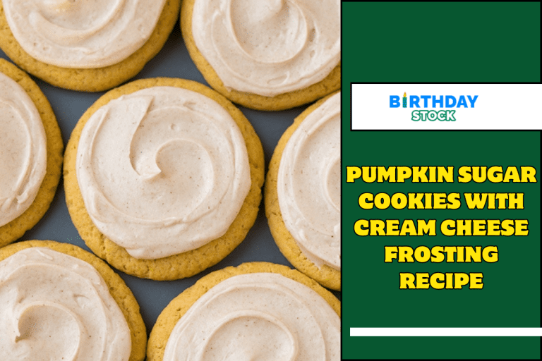 Pumpkin Sugar Cookies with Cream Cheese Frosting Recipe