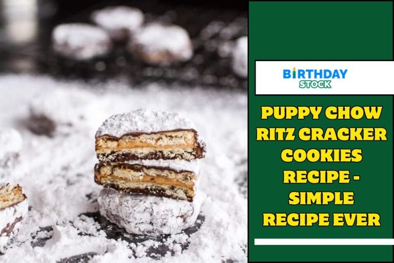Puppy Chow Ritz Cracker Cookies Recipe - Simple Recipe Ever