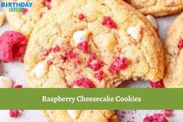 Raspberry Cheesecake Cookies
