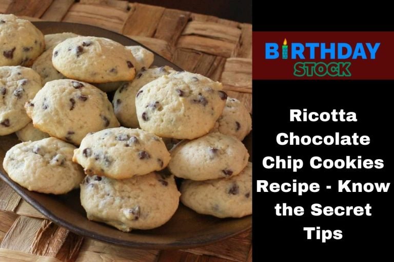 Ricotta Chocolate Chip Cookies Recipe - Know the Secret Tips