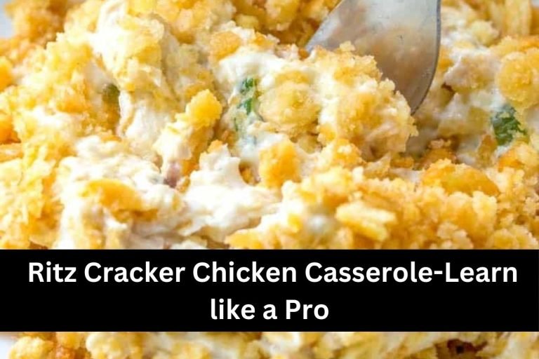 Ritz Cracker Chicken Casserole-Learn like a Pro
