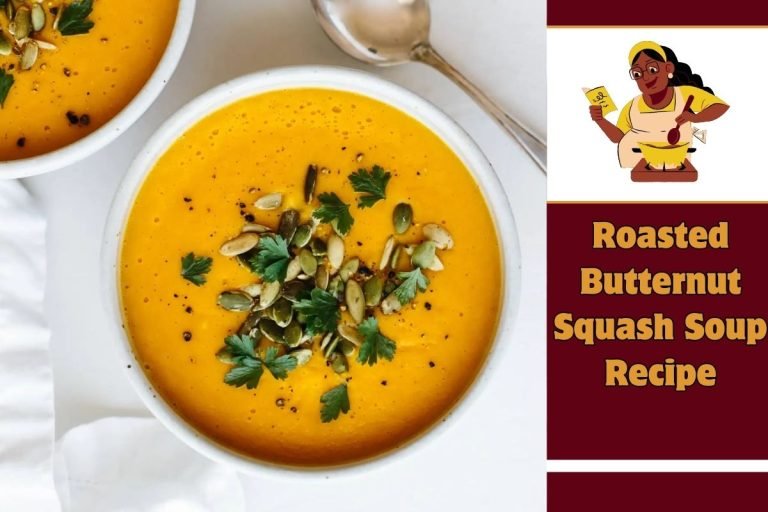 Roasted Butternut Squash Soup Recipe