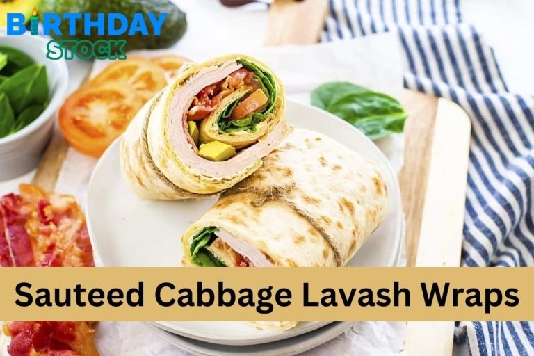 Sauteed Cabbage Lavash Wraps
