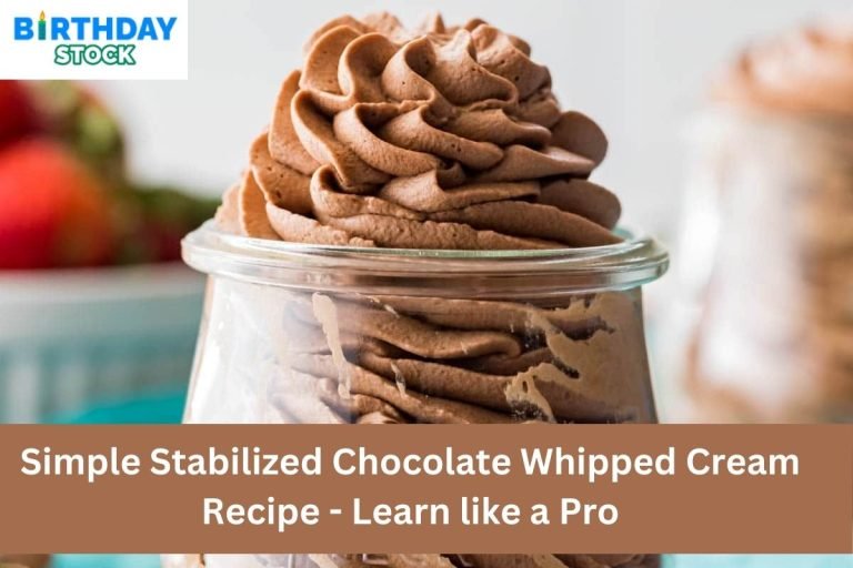 Simple Stabilized Chocolate Whipped Cream Recipe - Learn like a Pro