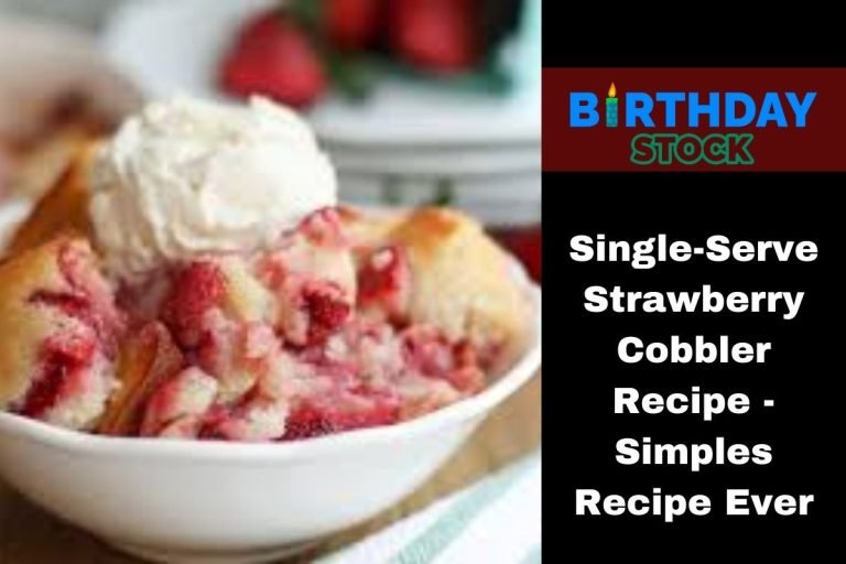 Single-Serve Strawberry Cobbler Recipe - Simples Recipe Ever