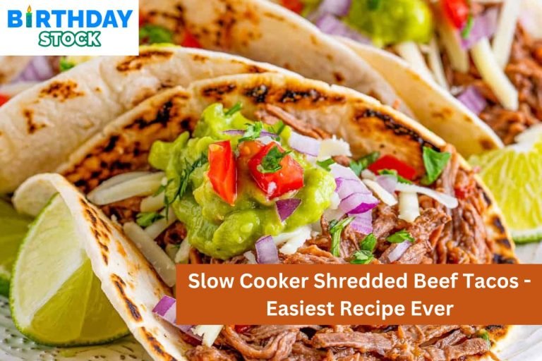 Slow Cooker Shredded Beef Tacos - Easiest Recipe Ever