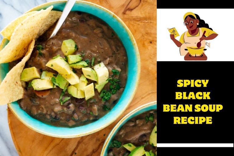 Spicy Black Bean Soup Recipe