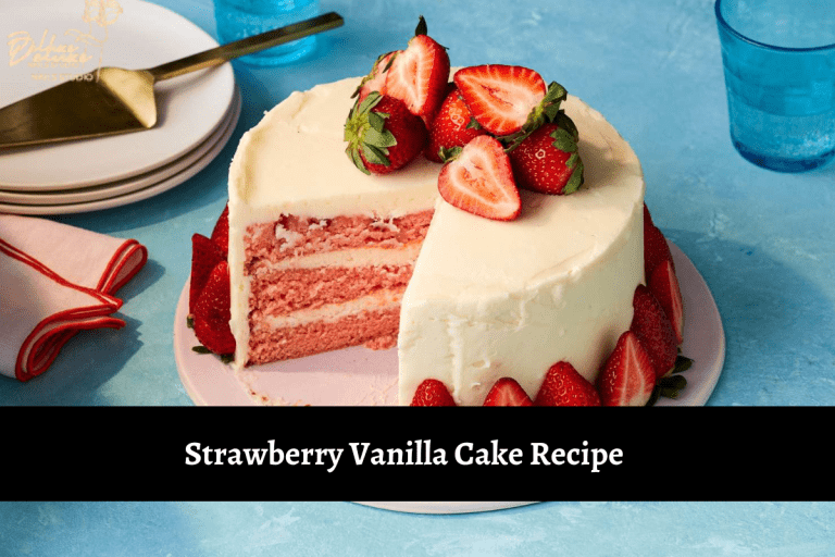 Strawberry Vanilla Cake Recipe