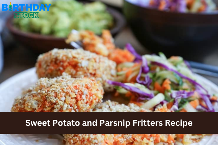 Sweet Potato and Parsnip Fritters Recipe