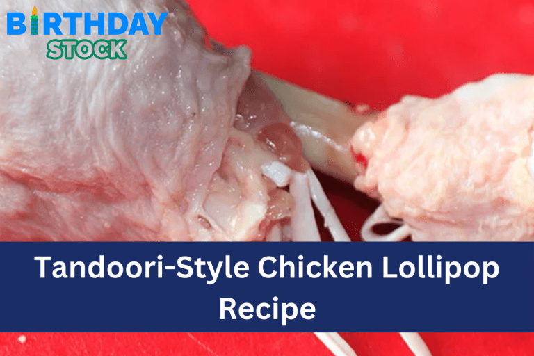 Tandoori-Style Chicken Lollipop Recipe