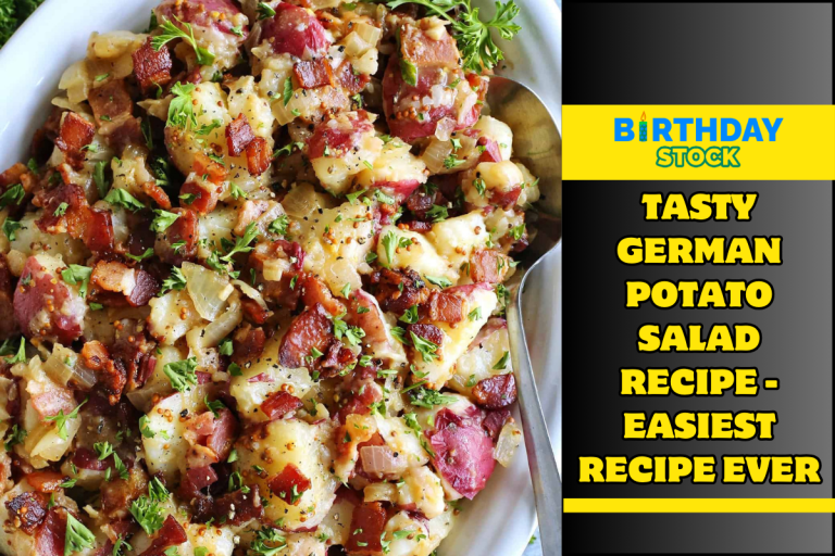 Tasty German Potato Salad Recipe - Easiest Recipe Ever