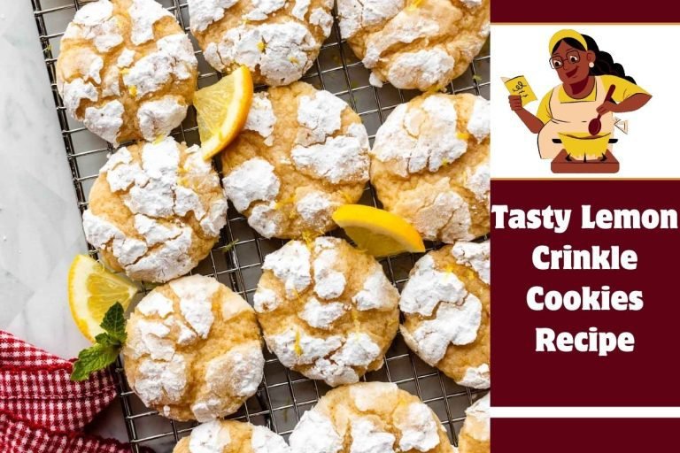 Tasty Lemon Crinkle Cookies Recipe