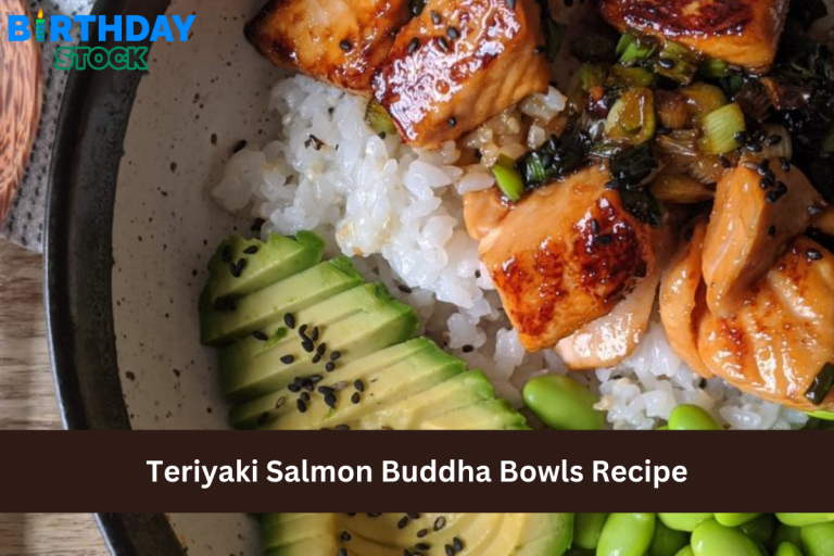 Teriyaki Salmon Buddha Bowls Recipe