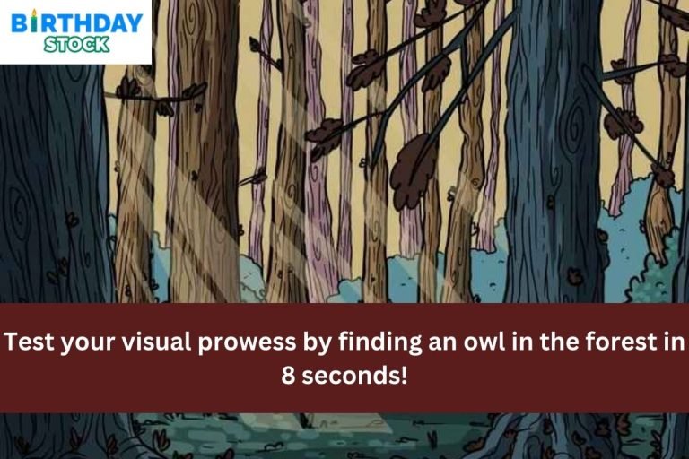Test your visual prowess by finding an owl in the forest in 8 seconds!