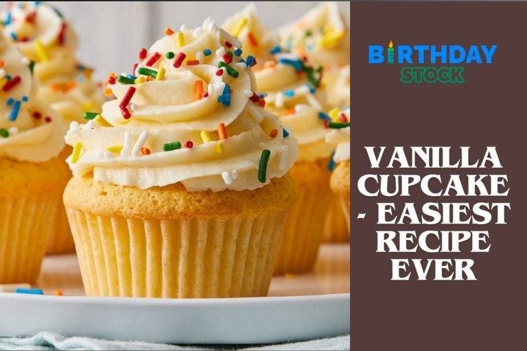 Vanilla Cupcake - Easiest Recipe Ever