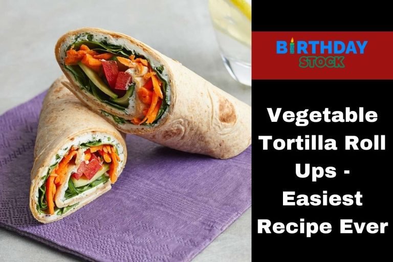 Vegetable Tortilla Roll Ups - Easiest Recipe Ever
