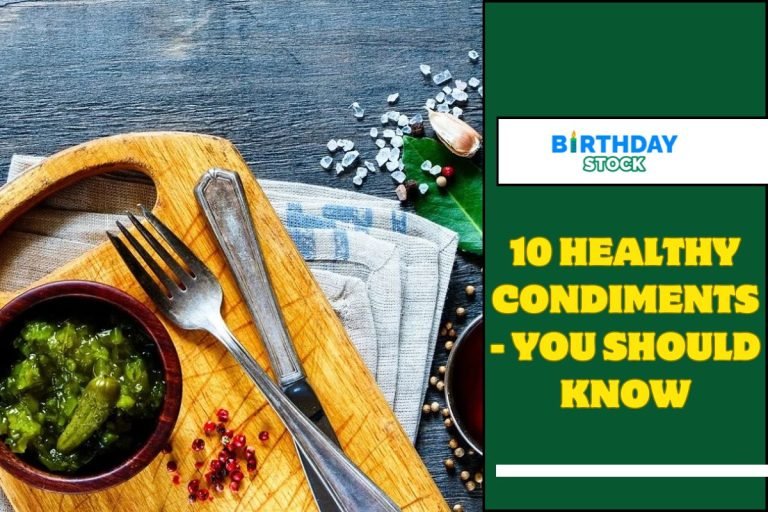 10 Healthy Condiments - You Should Know