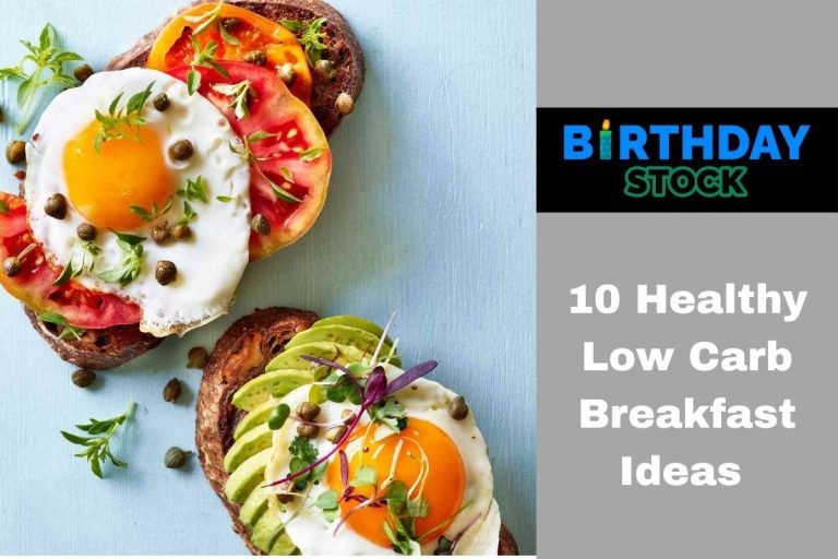 10 Healthy Low Carb Breakfast Ideas