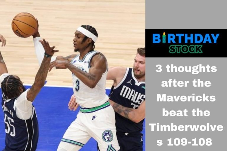 3 thoughts after the Mavericks beat the Timberwolves 109-108