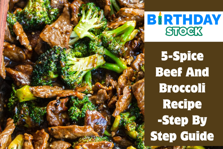 5-Spice Beef And Broccoli Recipe -Step By Step Guide